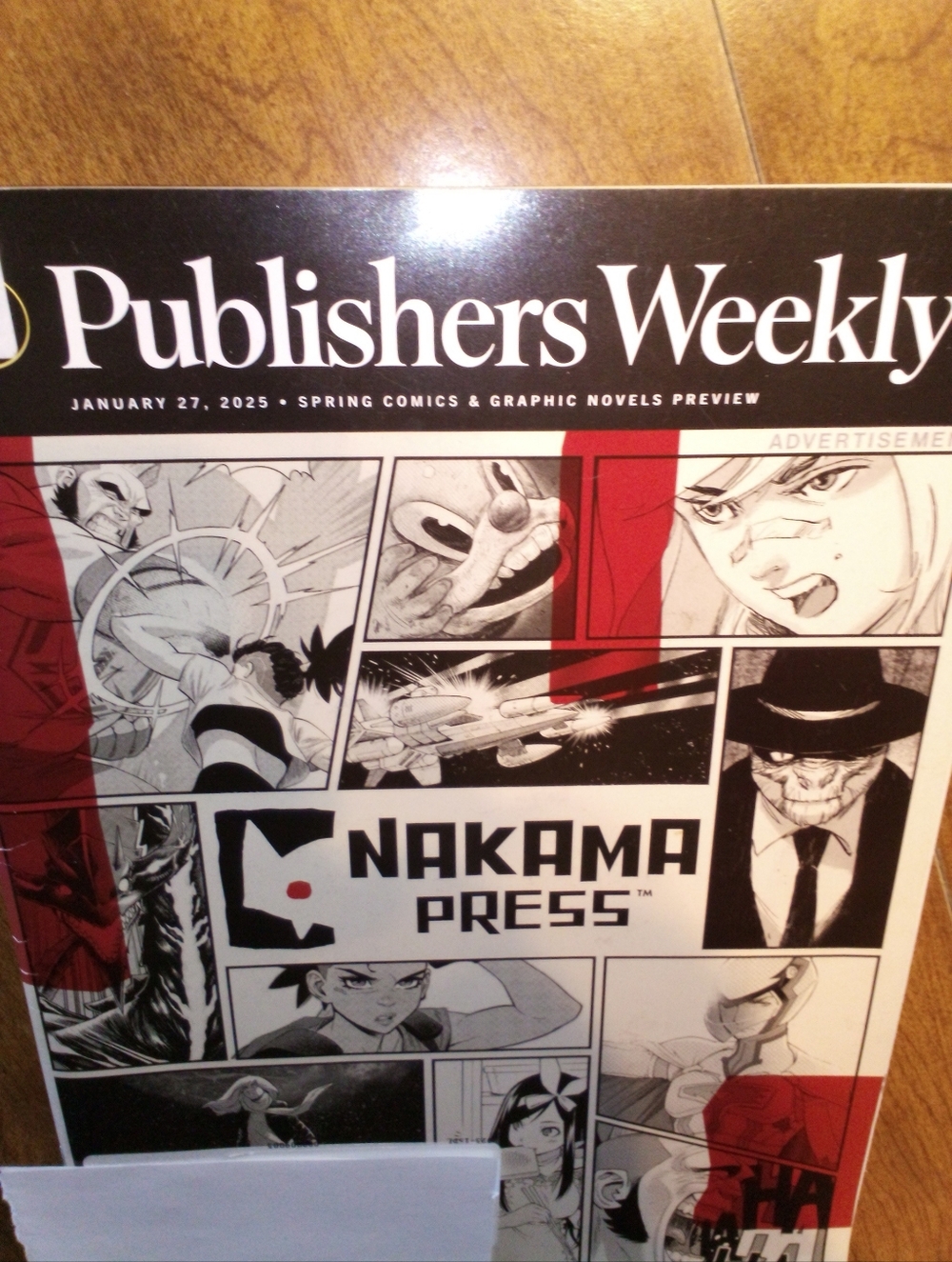 Publishers Weekly Jan 27 2025 Spring Comics And Graphic Novels Preview Ex-Lib